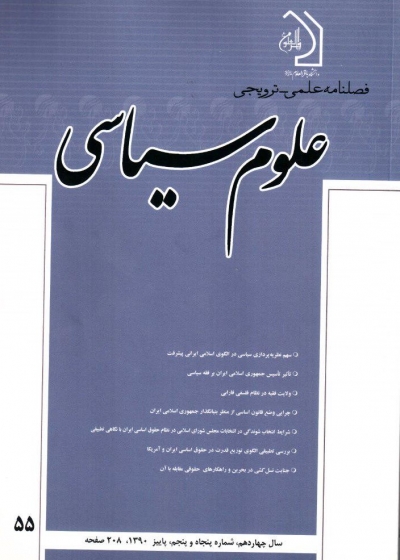 شرایط انتخاب شوندگی در انتخابات مجلس شورای اسلامی در نظام حقوق اساسی ایران با نگاهی تطبیقی