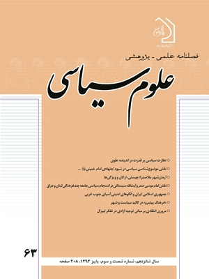 مبانی نظارت در نظام حقوق اساسی جمهوری اسلامی ایران